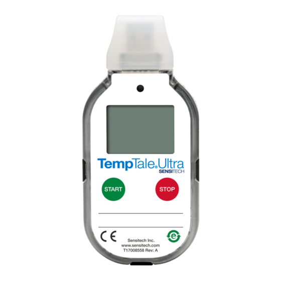 Sensitech TempTale Ultra Instruction For Use