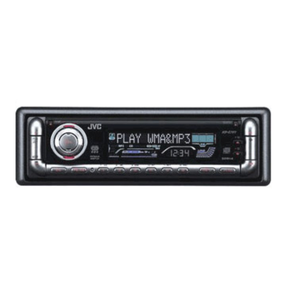 JVC kd-g701 Bedienungsanleitung