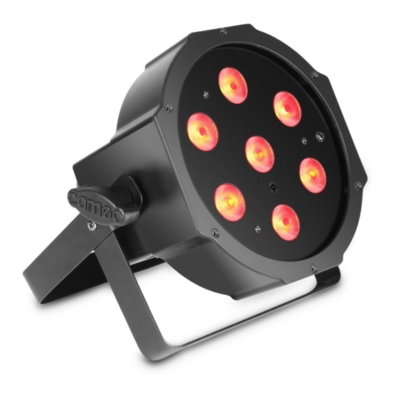Cameo CLPFLAT1TRI3WIR Bedienungsanleitung