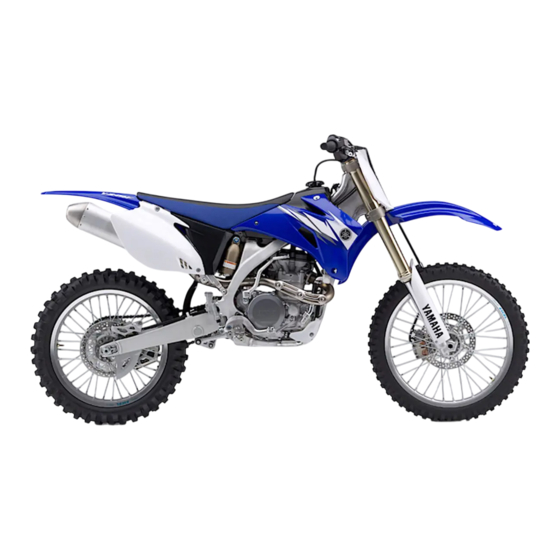 Yamaha YZ450F Fahrer- Und Wartungshandbuch