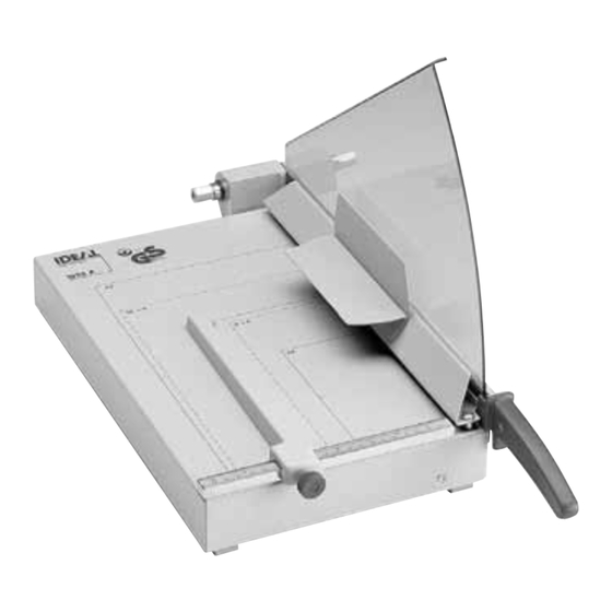 IDEAL 1035 Betriebsanleitung