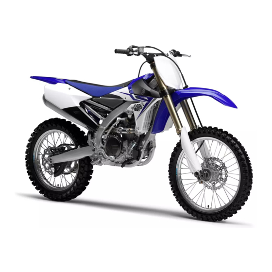 Yamaha YZ450F Fahrerhandbuch Und Wartungshandbuch