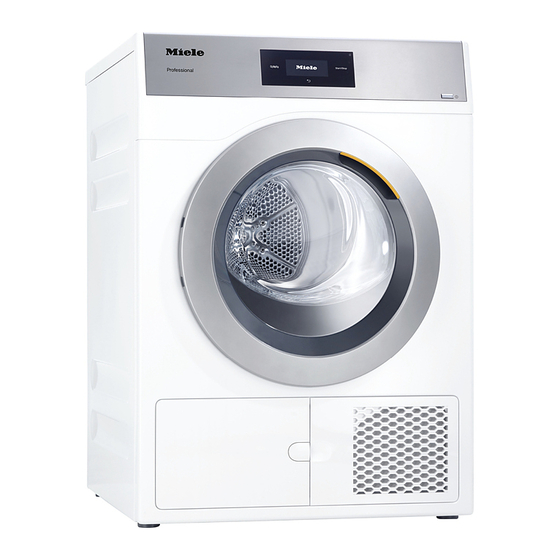 Miele PDR 507 HP Special Gebrauchs- Und Aufstellanweisung