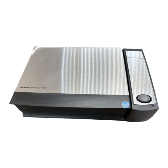 Plustek OpticBook 4600 Benutzerhandbuch