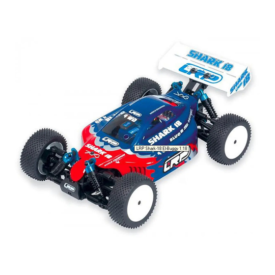 LRP SHARK-18 NITRO RACE MONSTER TRUCK Gebrauchsanweisung