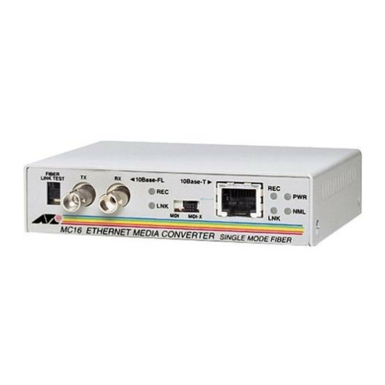 Allied Telesyn AT-MC13 Handbücher