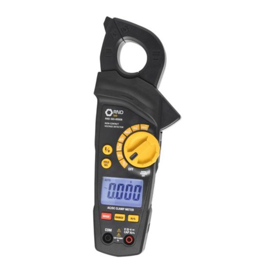 RND lab RND 365-00008 Handbuch