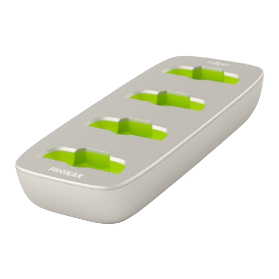 Phonak Roger Charging Rack Schnellstartanleitung