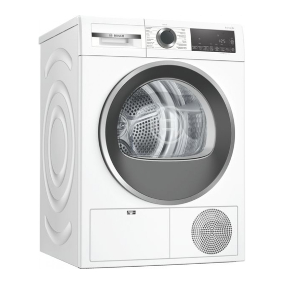 Bosch WQG23140FG Gebrauchs- Und Montageanleitung