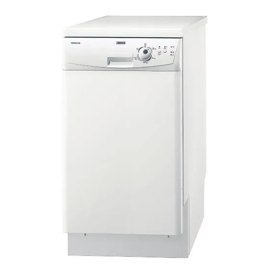 Zanussi zds 2010 Benutzerinformation