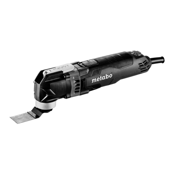Metabo MT 400 Quick Originalbetriebsanleitung
