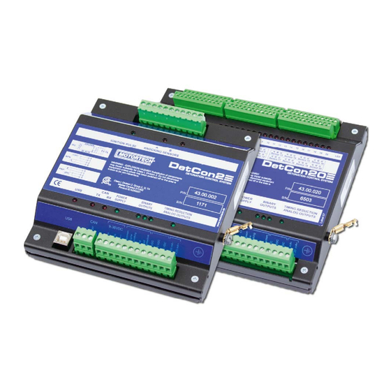 Motortech DetCon Betriebsanleitung
