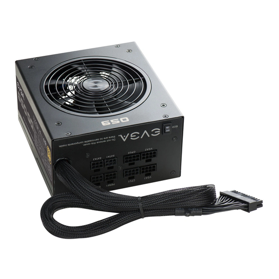 EVGA GOLD series Bedienungsanleitung