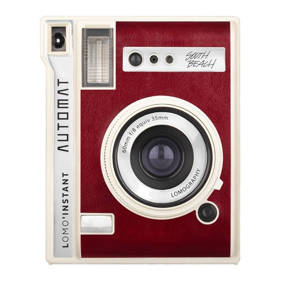 Lomography LOMO'INSTANT AUTOMAT Bedienungsanleitung