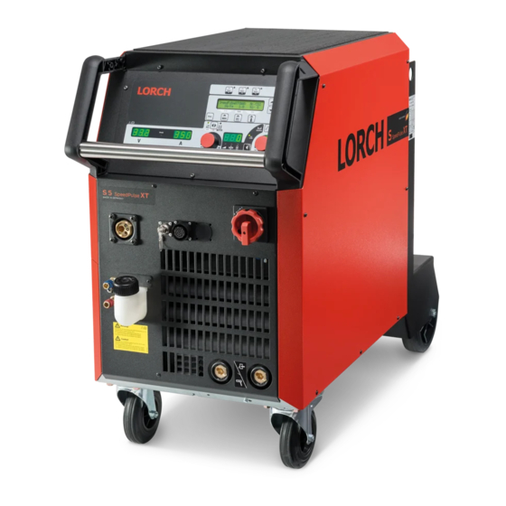 LORCH S Pulse XT Handbücher