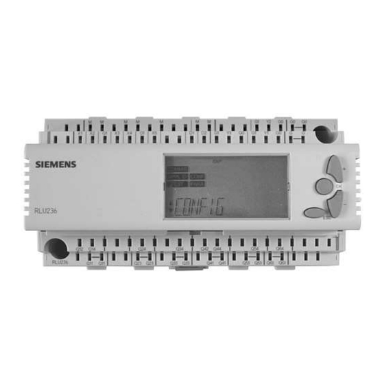 Siemens RLU232 Bedienungsanleitung