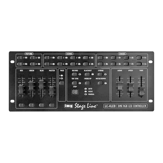Stageline LC-4LED Bedienungsanleitungen