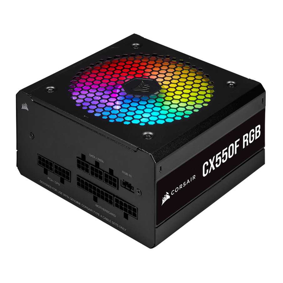 Corsair CX-F RGB Serie Installation