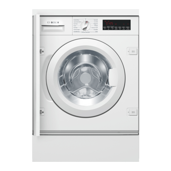 Bosch WIW28442 Gebrauchs- Und Montageanleitung
