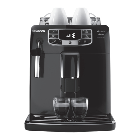 Saeco Intelia Deluxe HD8902 Bedienungsanleitung