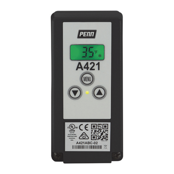 Johnson Controls A421 Bedienungsanleitung