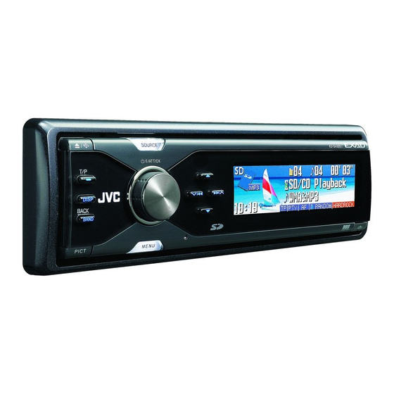JVC KD-SHX751 Bedienungsanleitung