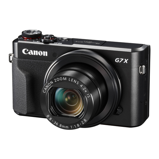 Canon Power shot G7X Handbuch