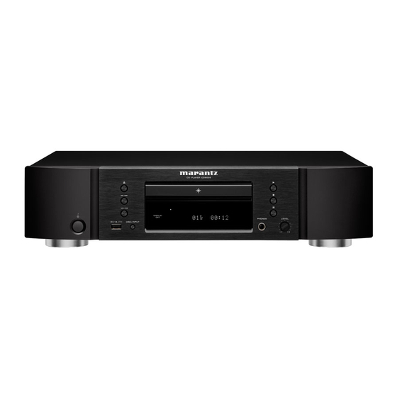 Marantz CD6005 Bedienungsanleitung
