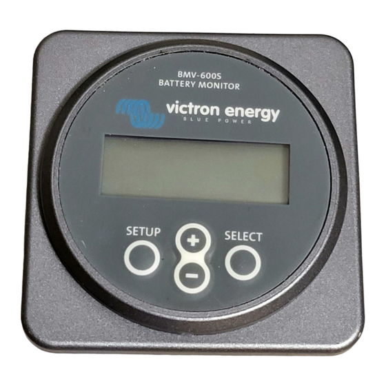 Victron energy BMV-600S Anleitung