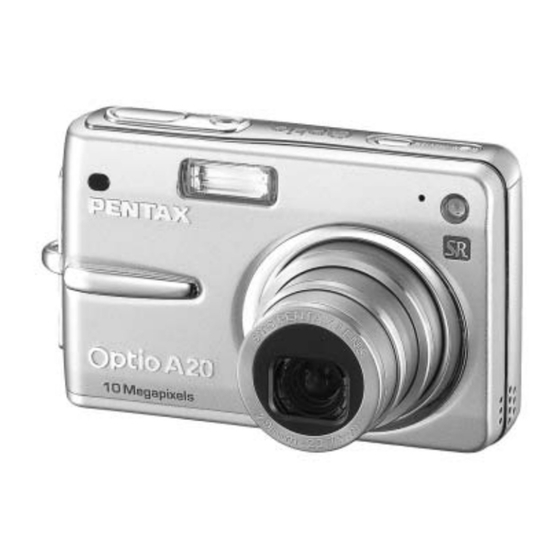 Pentax Optio A20 Bedienungsanleitung