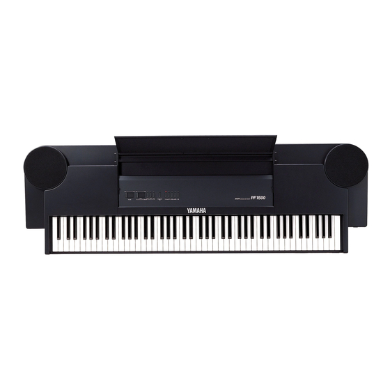 Yamaha PF1500 Bedienungsanleitung