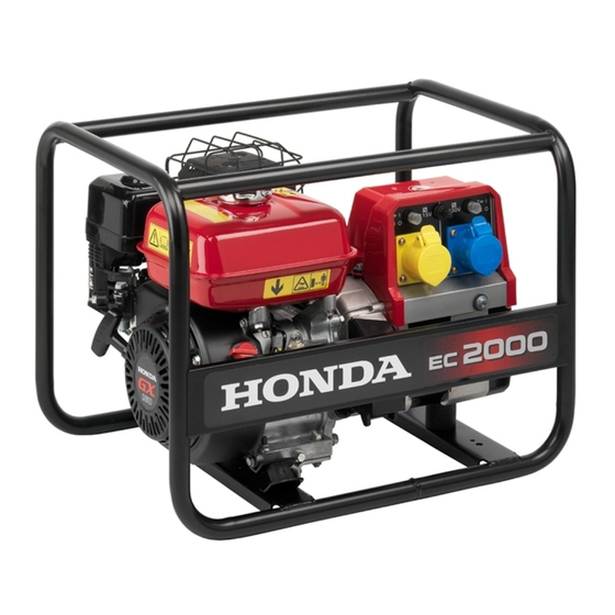 Honda EC2000 Handbücher