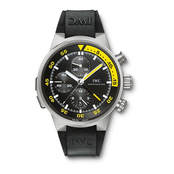 iwc Aquatimer Split Minute Chronograph 3723 Bedienungsanleitung