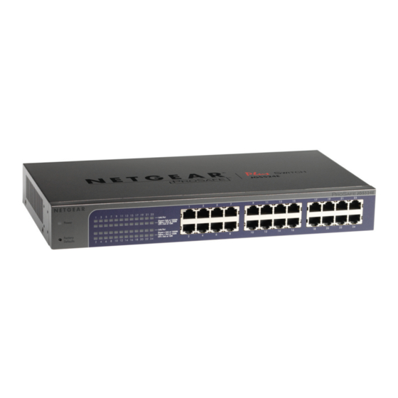 NETGEAR ProSafe JGS524E Installationsanleitung