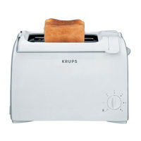 Krups TOASTCONTROL CLASSIC F1511530 Bedienungsanleitung