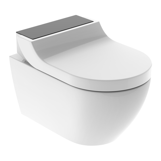 Geberit AQUACLEAN TUMA COMFORT Montageanleitung