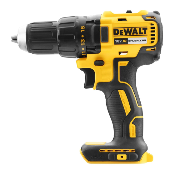 DeWalt DCD778 Bersetzung Der Originalanweisungen