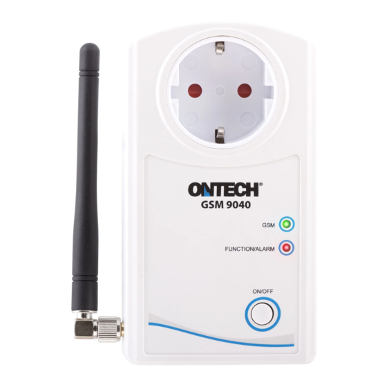 Ontech GSM 9040 Kurzanleitung
