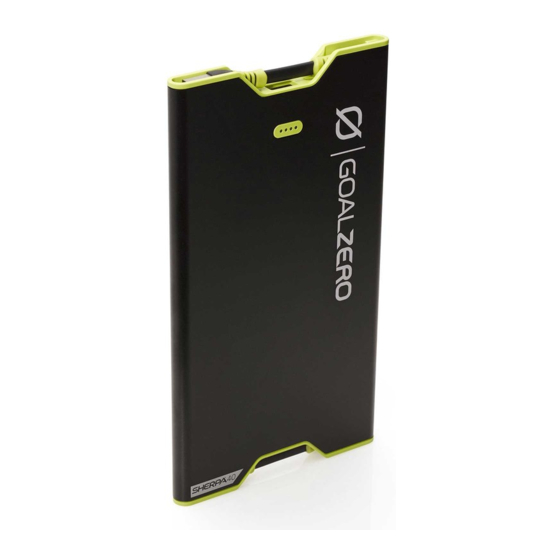 GOAL ZERO SHERPA40 Handbuch