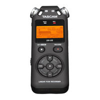 Tascam DR-05 Referenzhandbuch