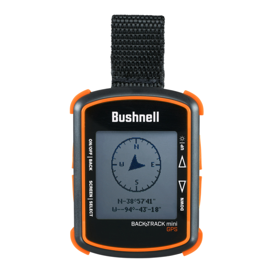 Bushnell BACKTRACK MINI GPS Bedienungsanleitung