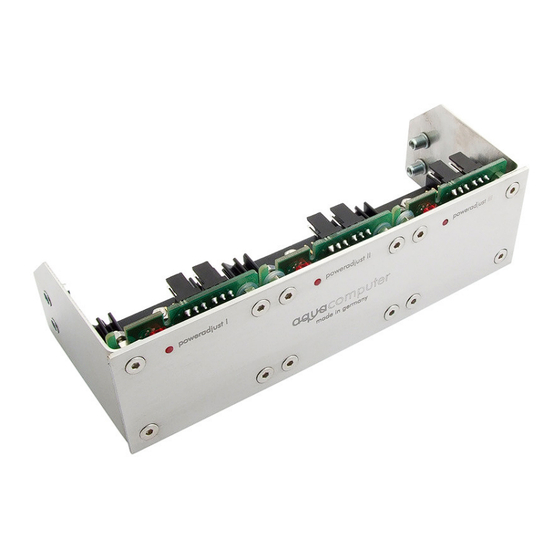 Aqua Computer poweradjust 2 USB Montageanleitung