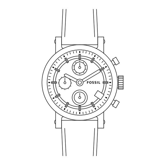 Fossil Interchangeable Watch Strap Instructions Bedienungsanleitung