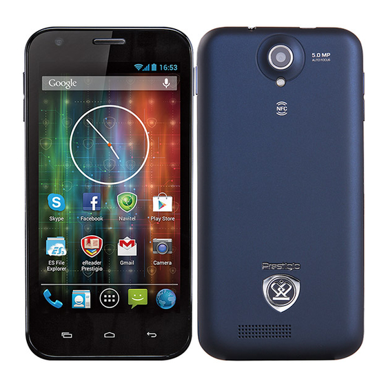 Prestigio MultiPhone PAP5501 Schnellstartanleitung