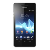 Sony Xperia V LT25i Bedienungsanleitung