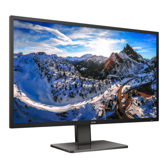 Philips Brilliance 439P1 Bedienungsanleitung