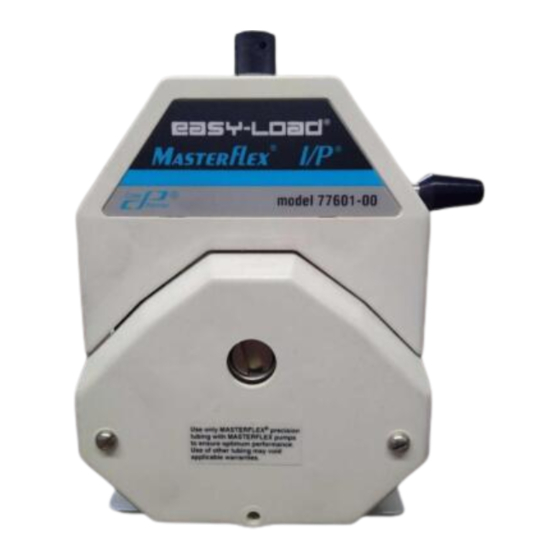 Masterflex I/P 7593-00 Bedienungsanleitung