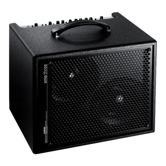 AER amp three Bedienungsanleitung