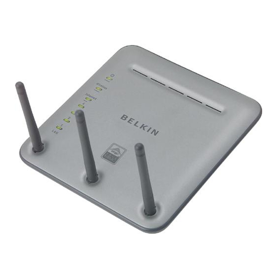 Belkin Router F5D8230-4 Benutzerhandbuch