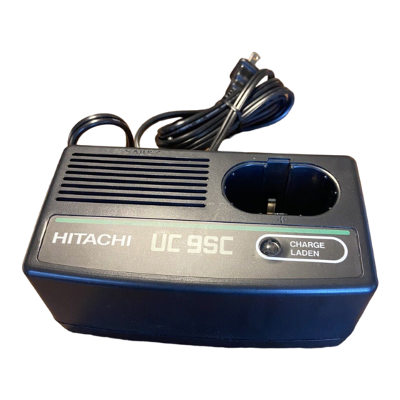 Hitachi UC 9SC Handbücher